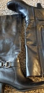 Long boots for wide calf